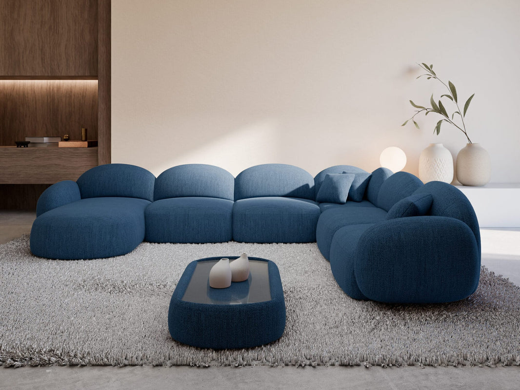 Wohnlandschaft Mirello XXL U-Form in Stoff