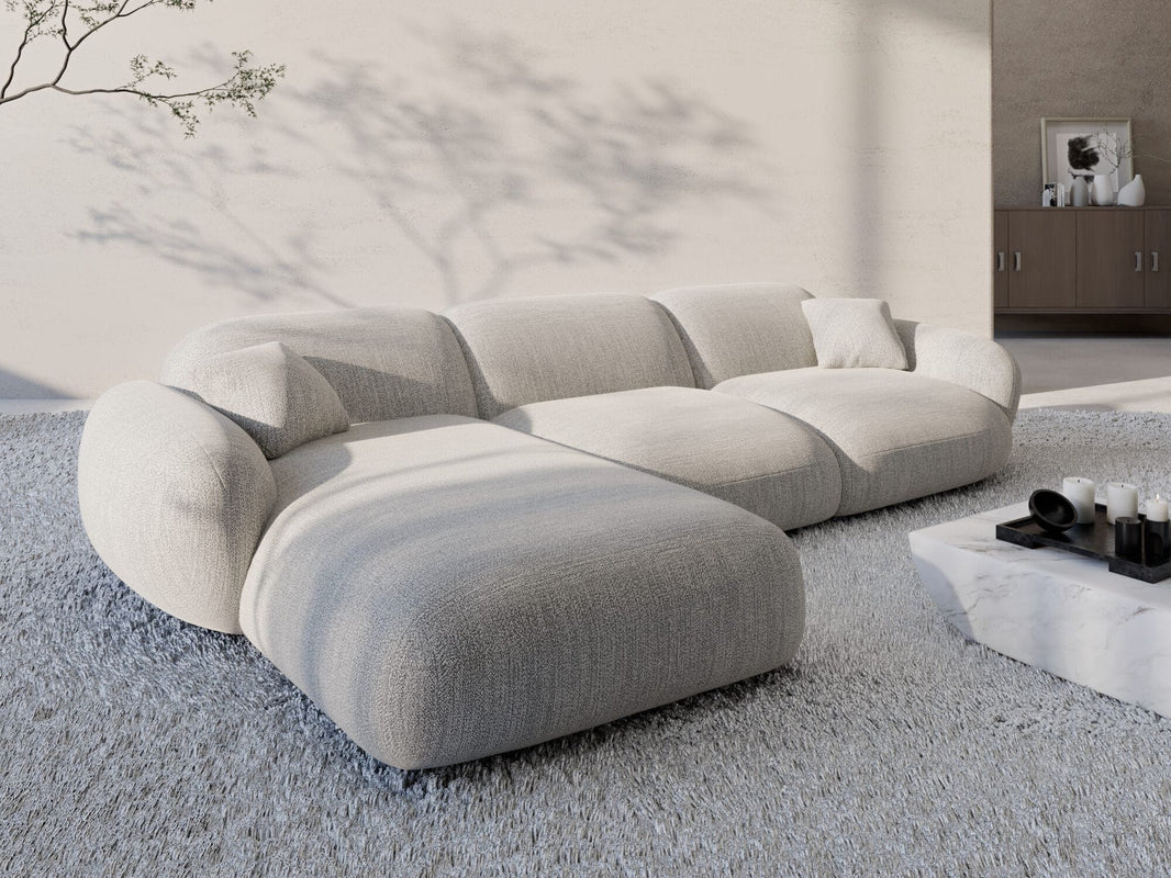 Ecksofa Alcazar L-Form aus Stoff Kurz