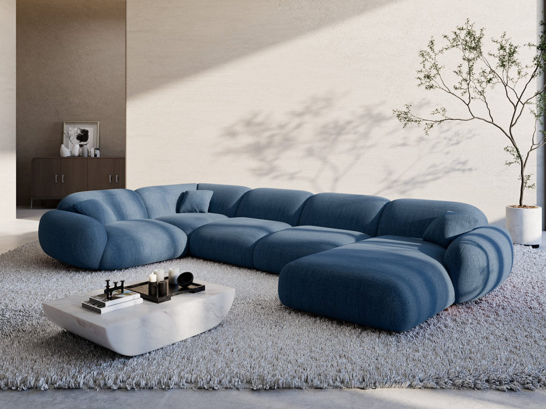XL Stoff Wohnlandschaft Alcazar U-Form