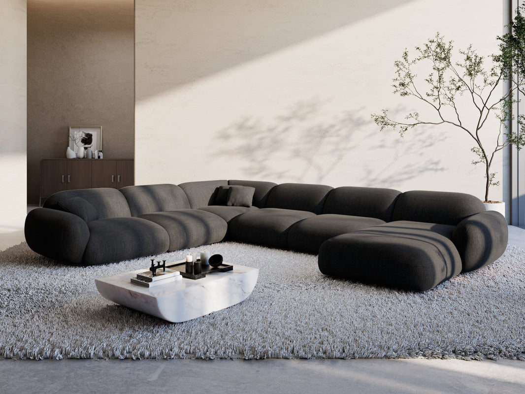 Wohnlandschaft Alcazar XXL U-Form in Stoff