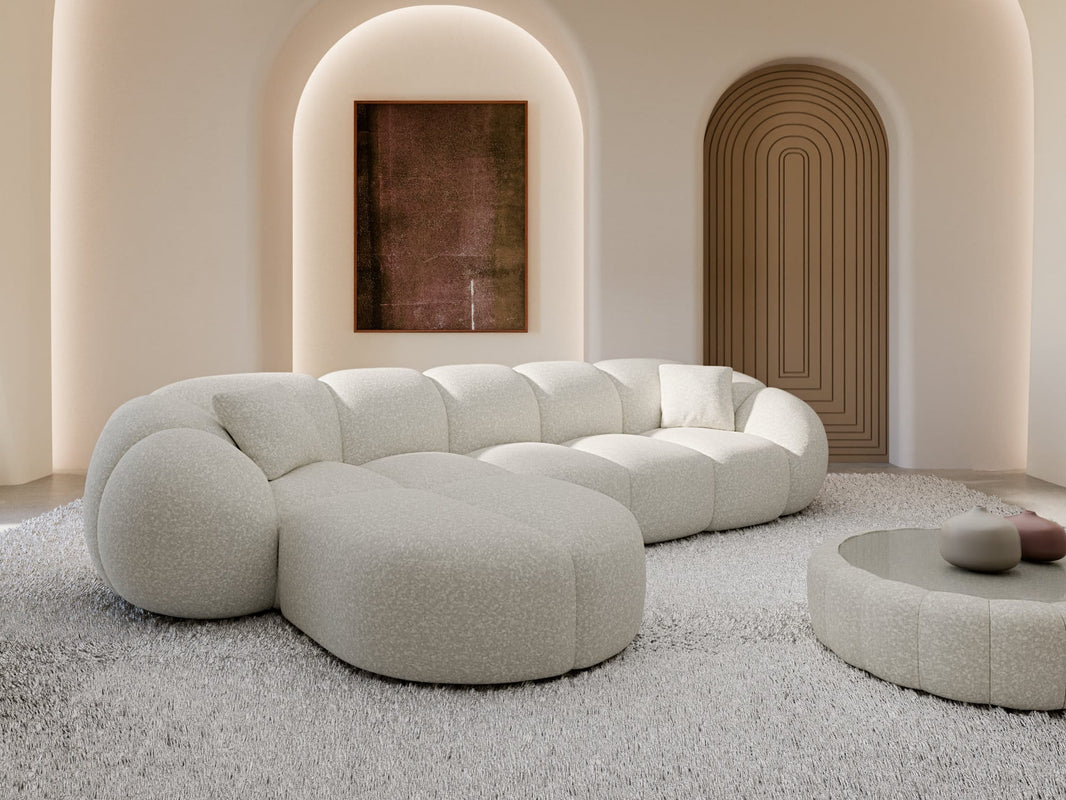 Stoff Ecksofa Valderosa L-Form