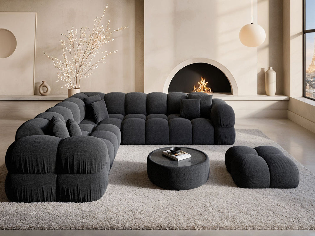 Couch Monteverde L-Form in Stoff