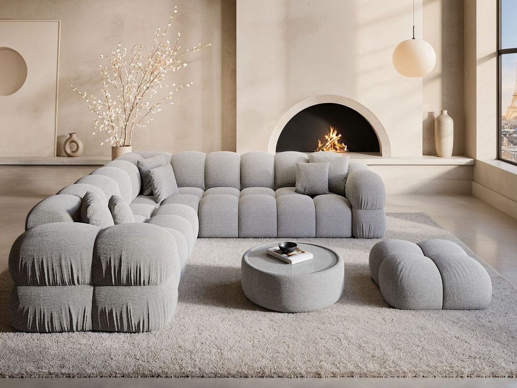 Couch Monteverde L-Form in Stoff