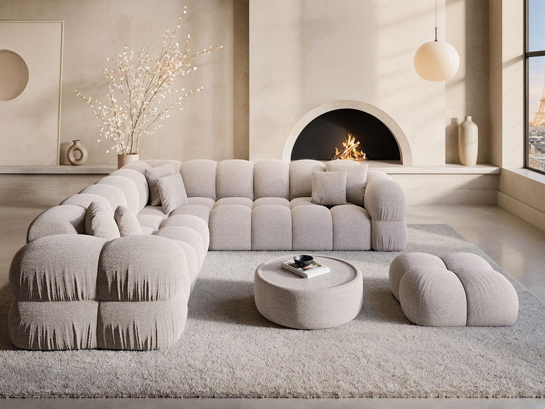 Couch Monteverde L-Form in Stoff