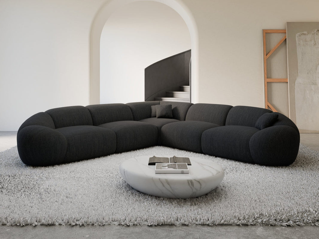 Ecksofa Solverde L-Form aus Stoff