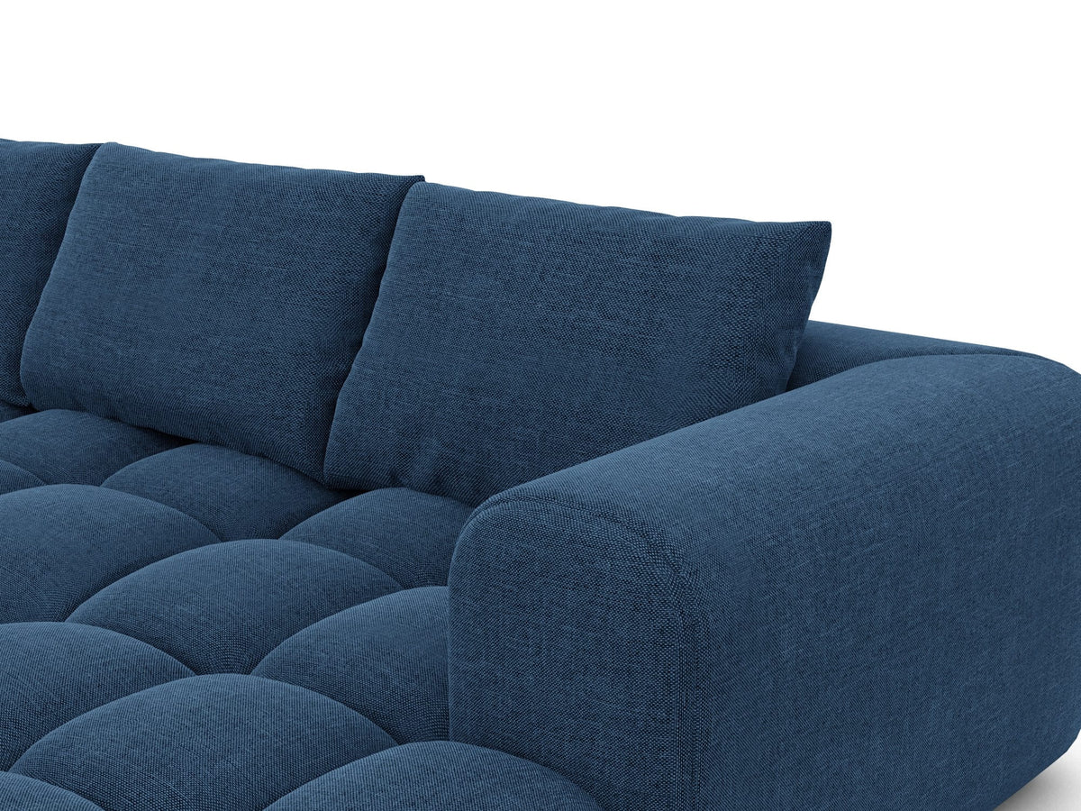 XXL Stoff Wohnlandschaft Casaluna U-Form Dunkelblau