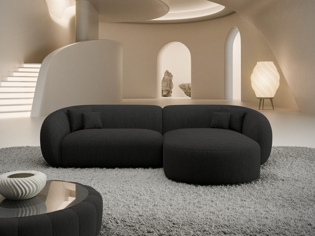 Stoff Ecksofa Sorelia L-Form Kurz