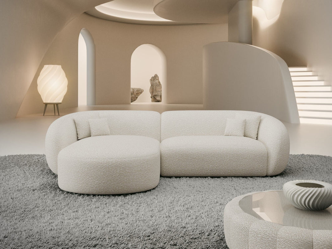 Stoff Ecksofa Sorelia L-Form Kurz
