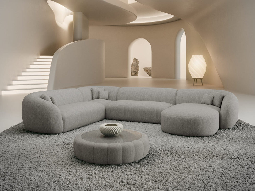 XXL Wohnlandschaft Sorelia U-Form aus Stoff