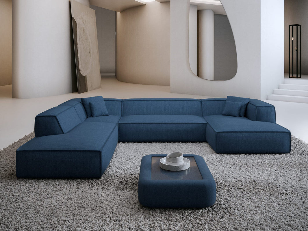 Wohnlandschaft Liranda Lounge U-Form aus Stoff