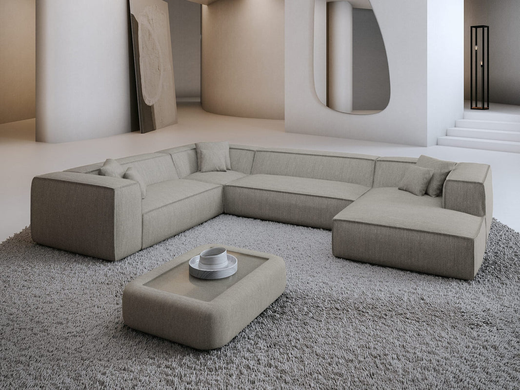 Wohnlandschaft Liranda XXL U-Form in Stoff