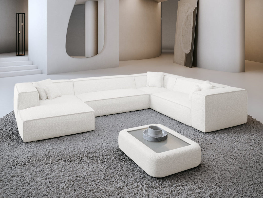 Wohnlandschaft Liranda XXL U-Form in Stoff