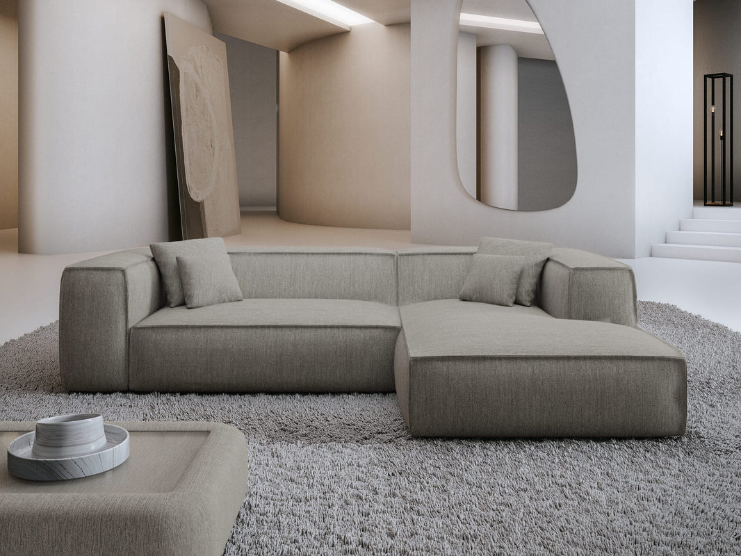 Ecksofa Liranda L-Form aus Stoff