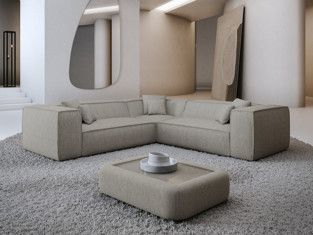 Stoff Ecksofa Liranda L-Form