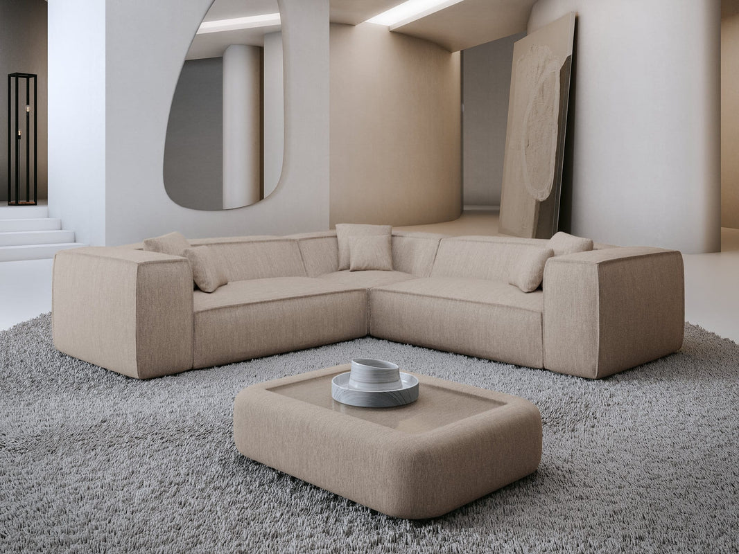 Stoff Ecksofa Liranda L-Form