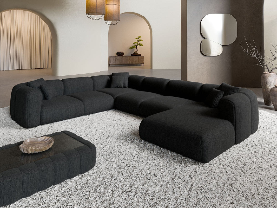 XXL Stoff Wohnlandschaft Venturia U-Form