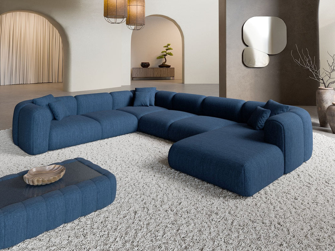 XXL Stoff Wohnlandschaft Venturia U-Form