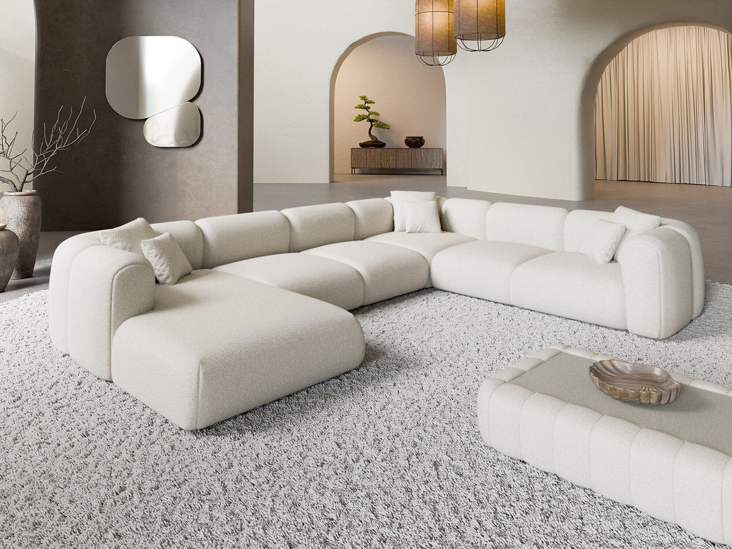 XXL Stoff Wohnlandschaft Venturia U-Form