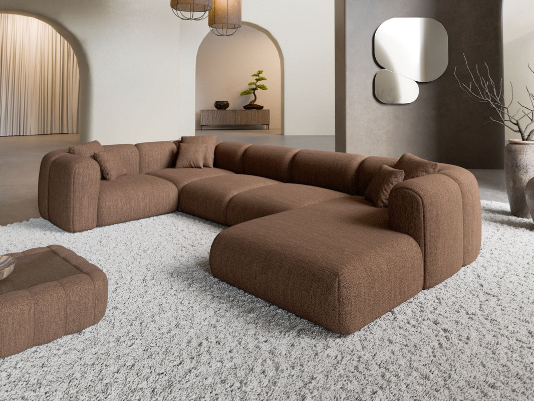 XL Wohnlandschaft Venturia U-Form aus Stoff