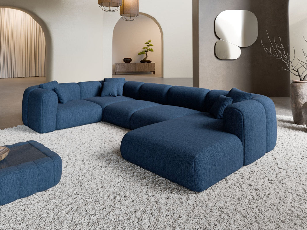 XL Wohnlandschaft Venturia U-Form aus Stoff