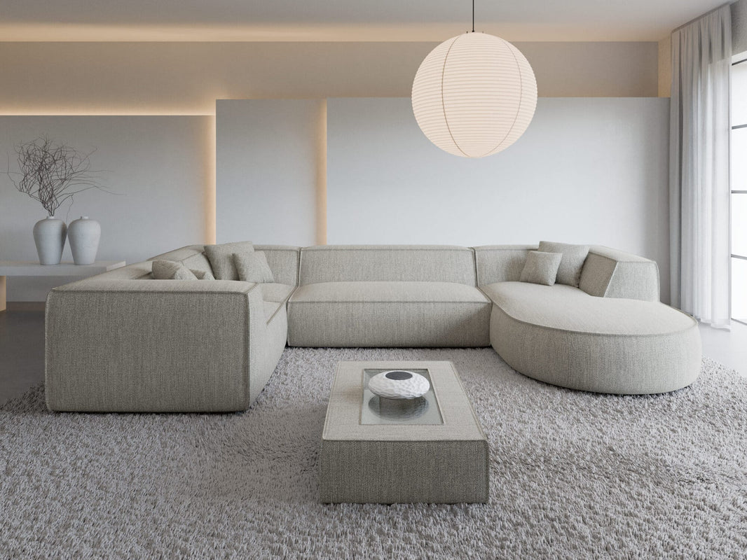 Wohnlandschaft Monterola XL U-Form in Stoff