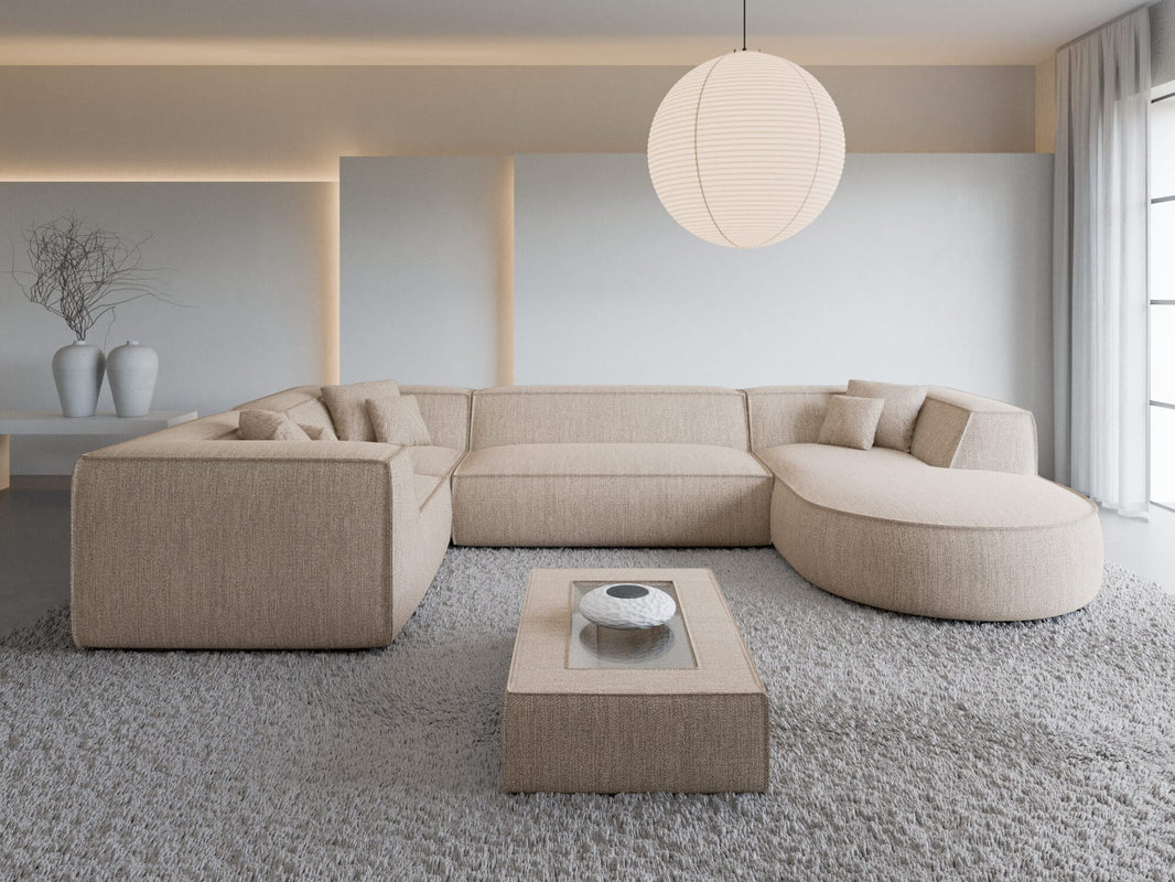 Wohnlandschaft Monterola XL U-Form in Stoff