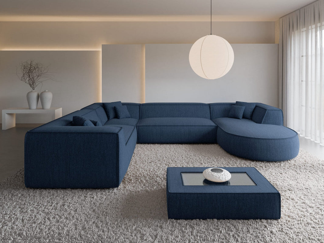XXL Wohnlandschaft Monterola U-Form aus Stoff
