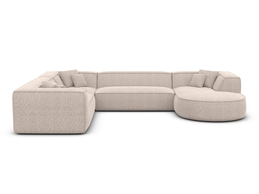 XXL Wohnlandschaft Monterola U-Form aus Stoff