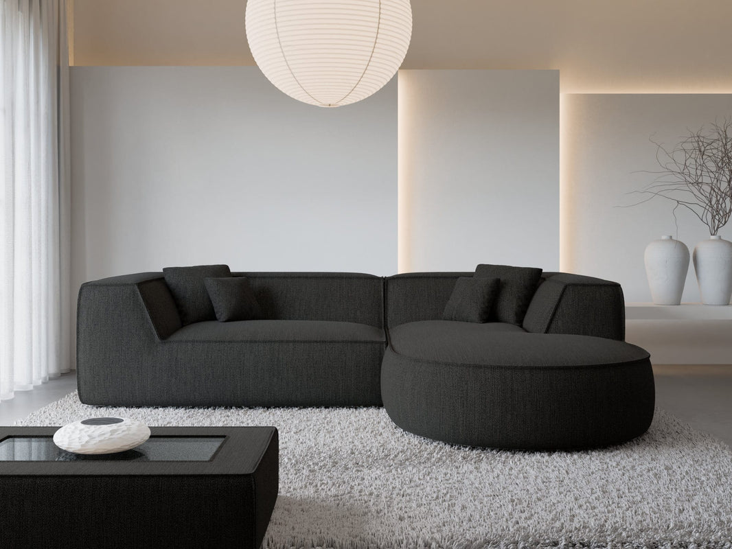 Stoff Ecksofa Monterola L-Form