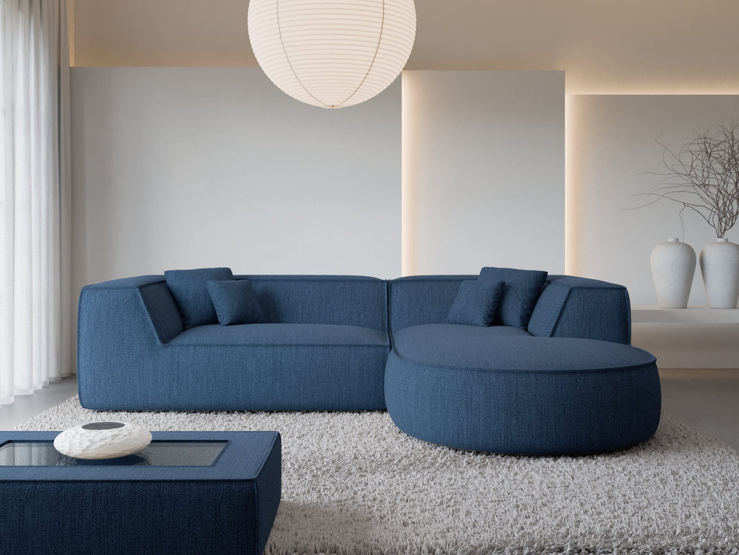 Stoff Ecksofa Monterola L-Form