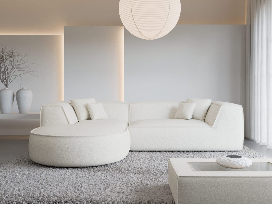 Stoff Ecksofa Monterola L-Form