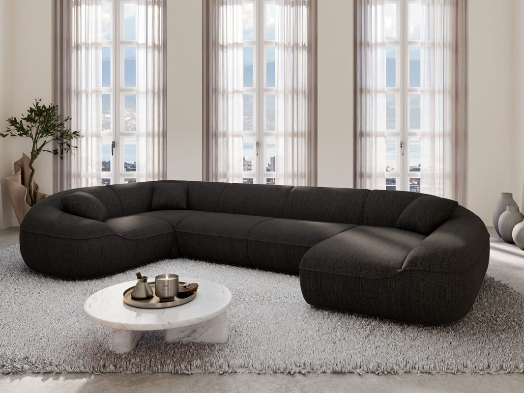 XL Stoff Wohnlandschaft Solmare U-Form