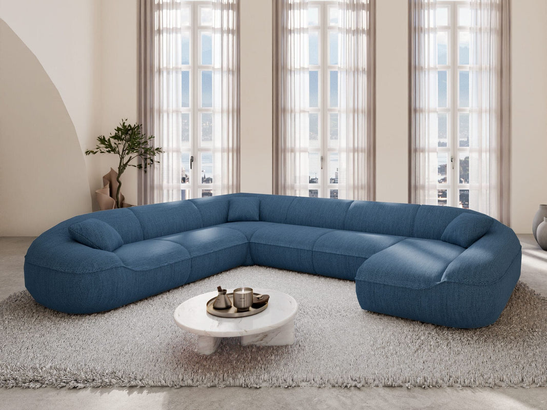 XXL Stoff Wohnlandschaft Solmare U-Form