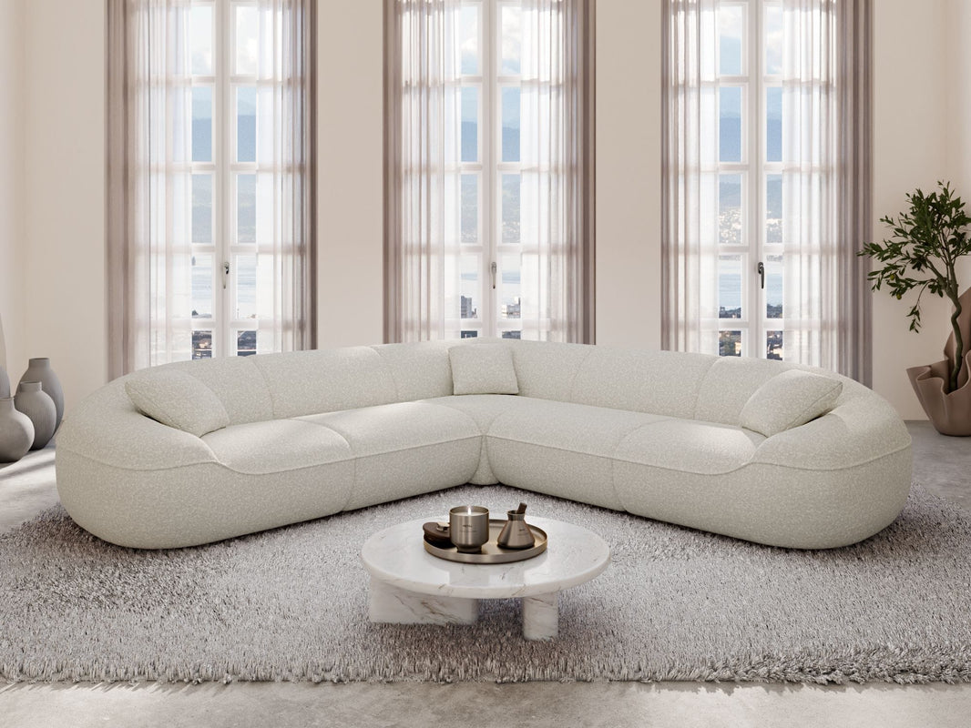 Stoff Ecksofa Solmare L-Form