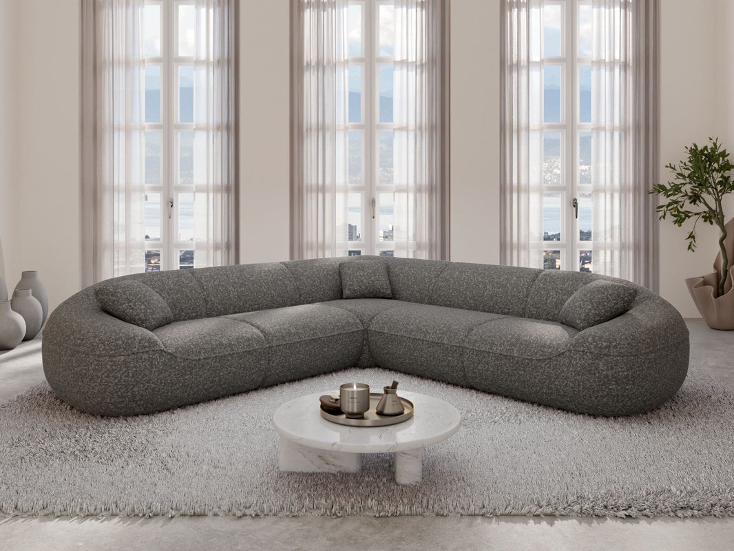Stoff Ecksofa Solmare L-Form