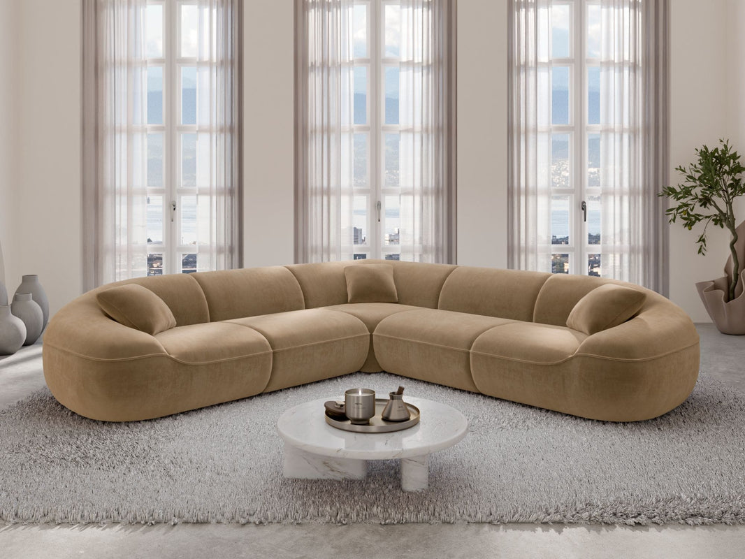Stoff Ecksofa Solmare L-Form