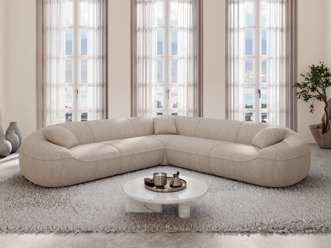 Stoff Ecksofa Solmare L-Form