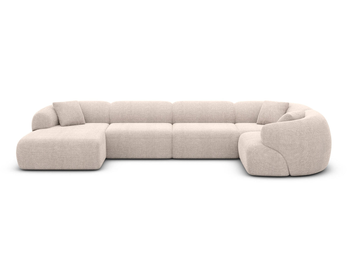 Wohnlandschaft Monteluna XL U-Form in Stoff Beige