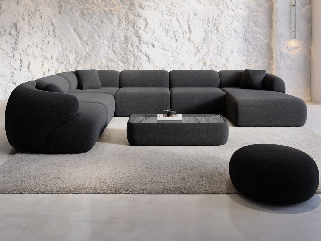 Wohnlandschaft Monteluna XXL U-Form in Stoff
