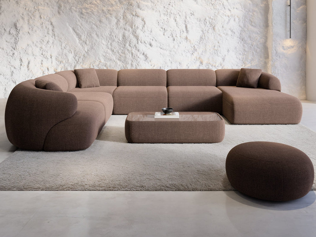 Wohnlandschaft Monteluna XXL U-Form in Stoff
