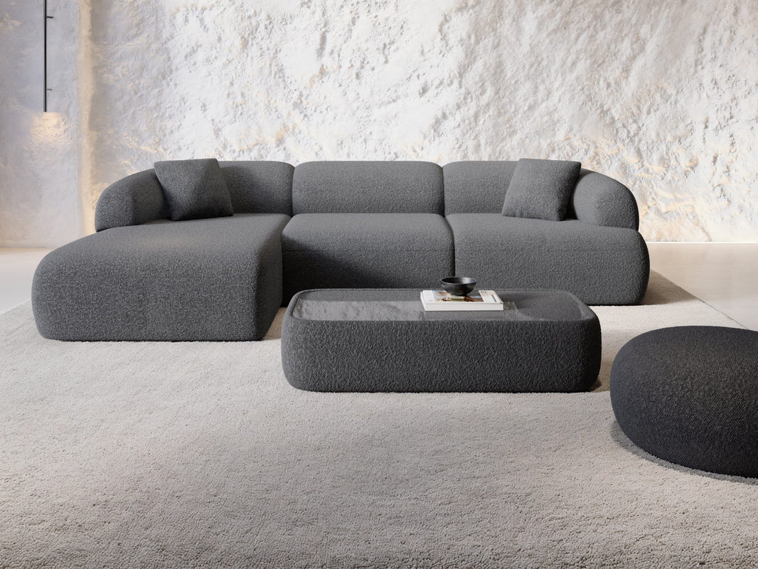 Stoff Ecksofa Monteluna L-Form
