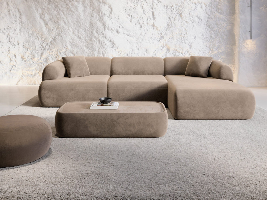 Stoff Ecksofa Monteluna L-Form