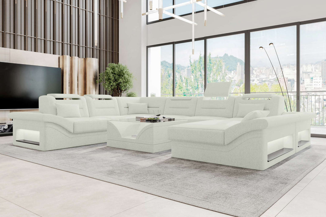 XXL Wohnlandschaft Enzo Stoffsofa
