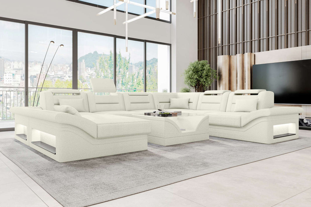 XXL Wohnlandschaft Enzo Stoffsofa