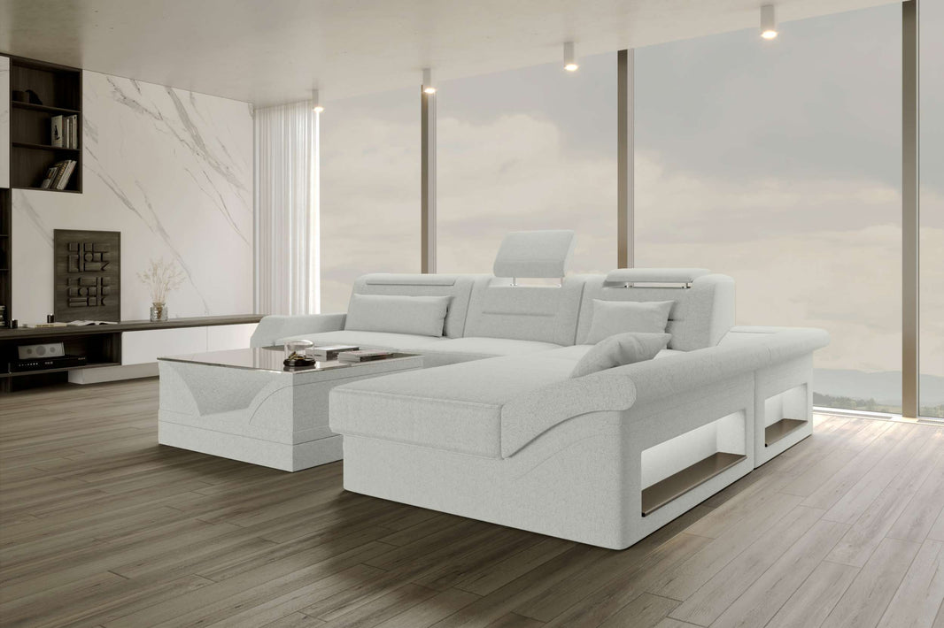 Ecksofa Monza L Form Stoffsofa