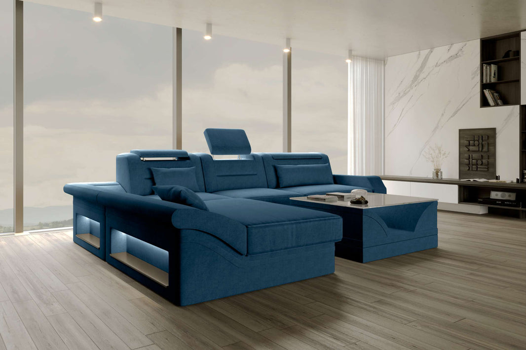 Ecksofa Monza L Form Stoffsofa