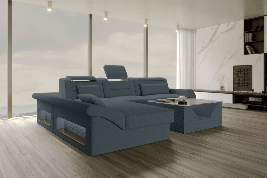 Ecksofa Monza L Form Stoffsofa