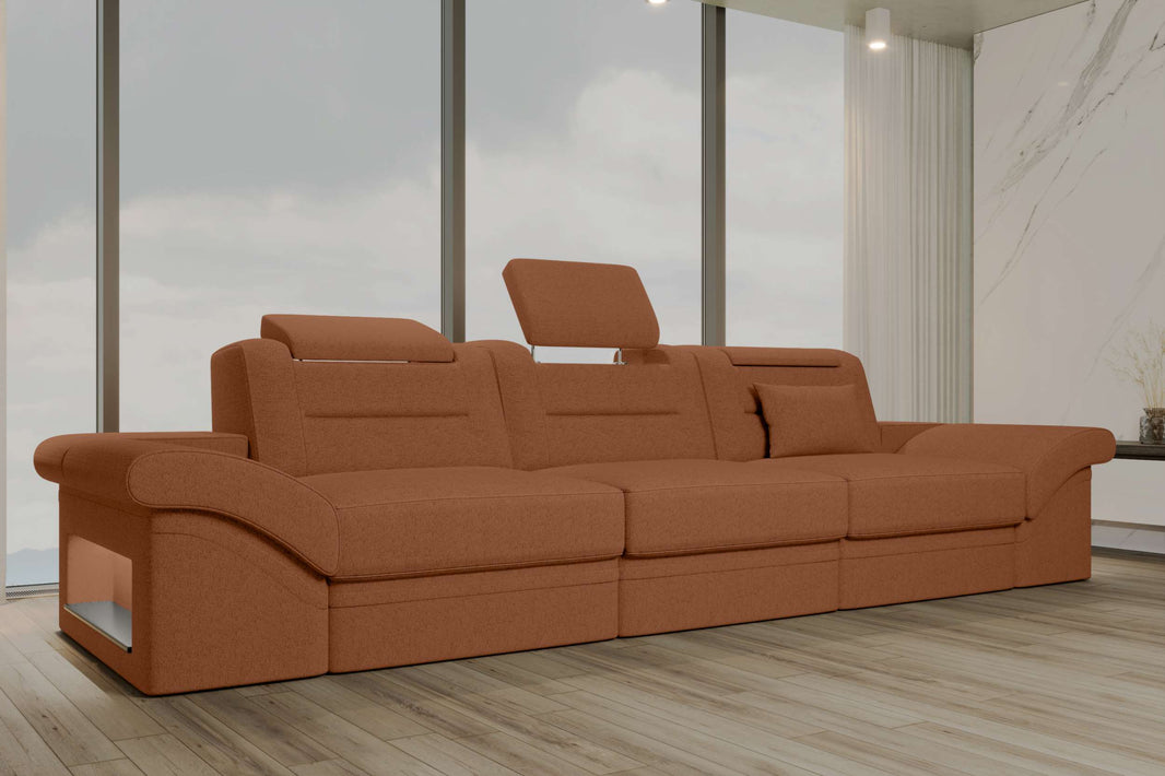 Couch Monza 3 Sitzer Stoffsofa