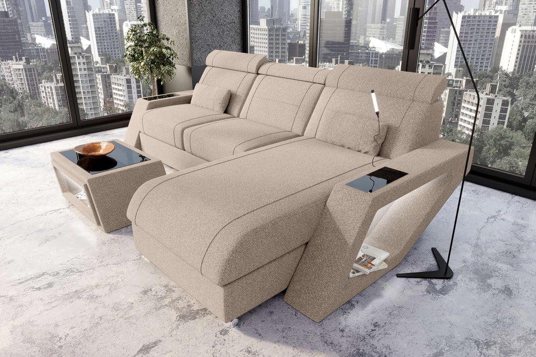 Ecksofa Catania L Form Stoffsofa