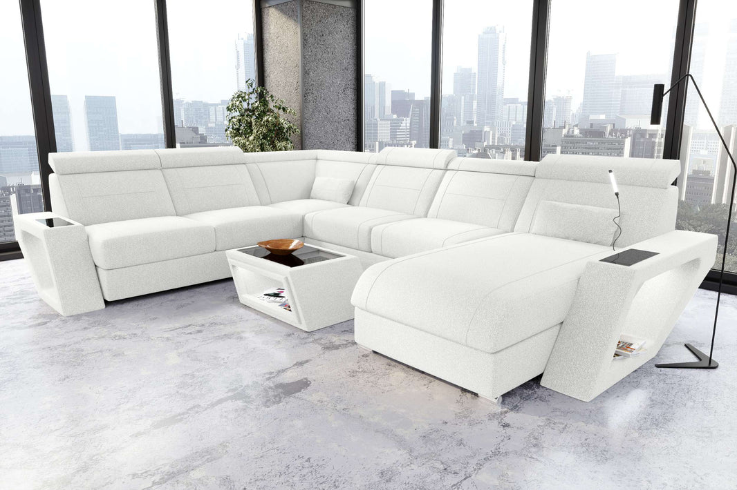 XXL Wohnlandschaft Catania Stoffsofa